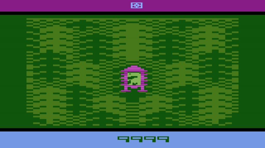 Image shows a screenshot of the video game, E.T The Extra Terrestrial.