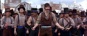 A gang, lead by actor Daniel Day Lewis in the movie 'Gangs of New York'