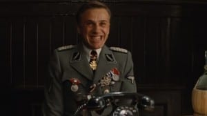 Christoph Waltz playing Colonel Landa in the film Inglorious Basterds